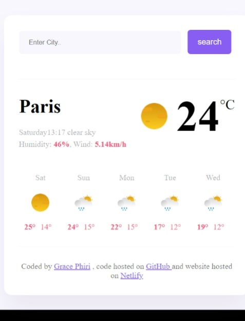 Weather App preview